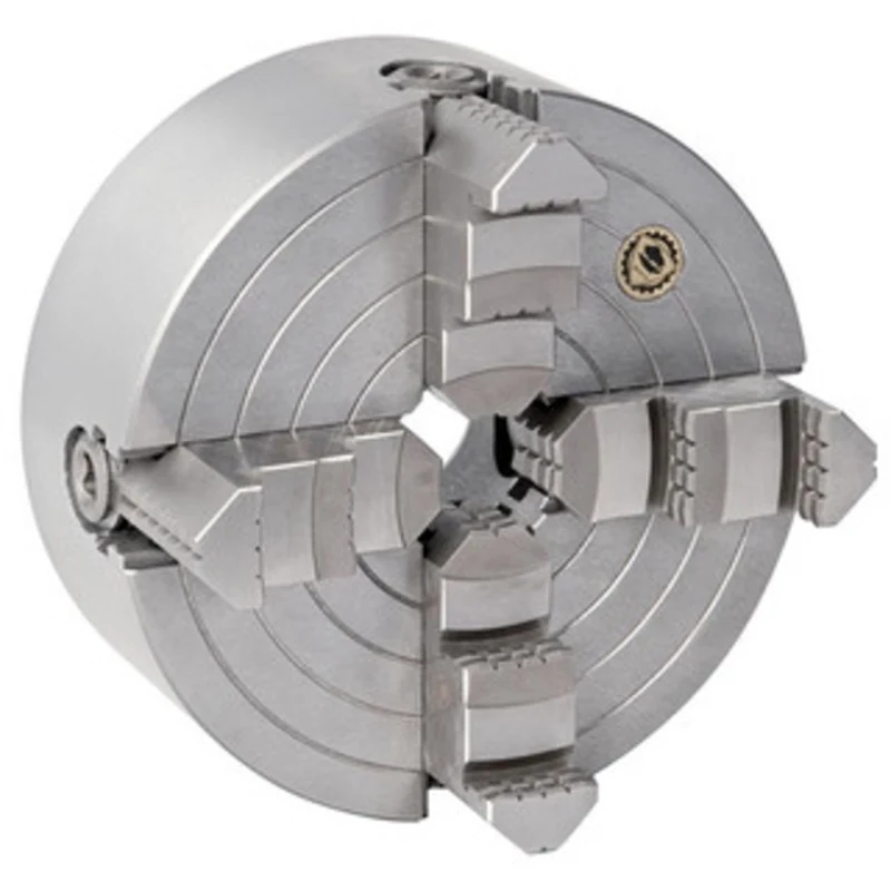Bison 4-Jaw Independent Lathe Chuck, 8 Size, D1-3 Spindle - 7-853-0833